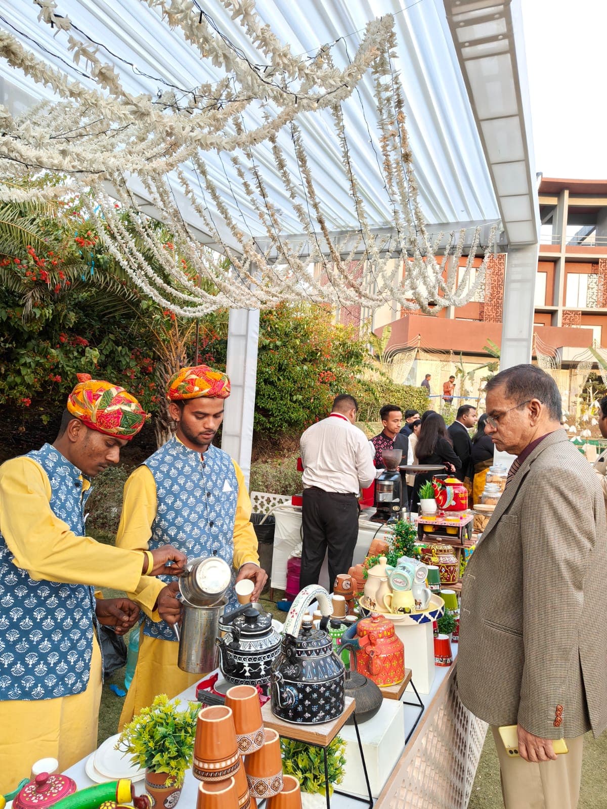 Live Chai Brewing Counter